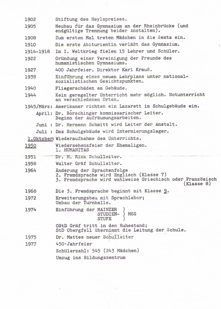 Geschichte RSG II